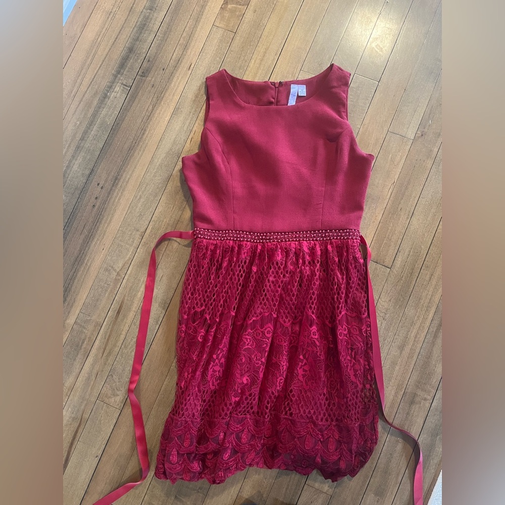 Red dress